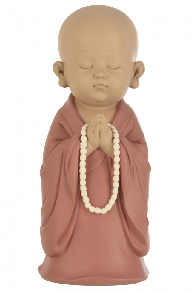  Polyresin  "Monk" Terra Pink 14x14x32cm     Epilegin. 