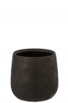   "Irregular" Total Black19,5x19,5x22,5cm 