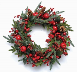 Χριστουγεννιάτικο στεφάνι με berries, μήλα & κουκουνάρια 90εκ από την εταιρία Epilegin. Χριστουγεννιάτικο στεφάνι με berries, μήλα & κουκουνάρια 90εκ από την εταιρία Epilegin.