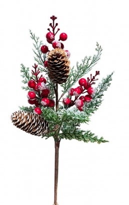 Χριστουγεννιάτικο διακοσμητικό κλαδί με κόκκινα berries και γλειφιτζούρι 47εκ από την εταιρία Epilegin. Χριστουγεννιάτικο διακοσμητικό κλαδί με κόκκινα berries και γλειφιτζούρι 47εκ από την εταιρία Epilegin.