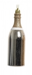  Χριστουγεννιάτικο πλαστικό μπουκάλι χρυσαφί σκούρο 4Χ13εκ 