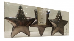 Set 3τμχ πλαστικό χριστουγεννιάτικο αστέρι dark brown 12εκ  από την εταιρία Epilegin. Set 3τμχ πλαστικό χριστουγεννιάτικο αστέρι dark brown 12εκ  από την εταιρία Epilegin.
