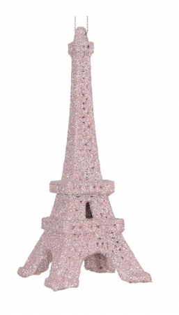 Χριστουγεννιάτικο polyresin κρεμαστό στολίδι Eiffel tower ροζ 14,5εκ από την εταιρία Epilegin. Χριστουγεννιάτικο polyresin κρεμαστό στολίδι Eiffel tower ροζ 14,5εκ από την εταιρία Epilegin.