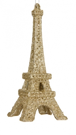 Χριστουγεννιάτικο polyresin κρεμαστό στολίδι Eiffel tower χρυσό 14,5εκ από την εταιρία Epilegin. Χριστουγεννιάτικο polyresin κρεμαστό στολίδι Eiffel tower χρυσό 14,5εκ από την εταιρία Epilegin.