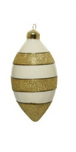 Χριστουγεννιάτικο γυάλινο διακοσμητικό δάκρυ χρυσό μπεζ ριγέ 8εκ από την εταιρία Epilegin. Χριστουγεννιάτικο γυάλινο διακοσμητικό δάκρυ χρυσό μπεζ ριγέ 8εκ από την εταιρία Epilegin.