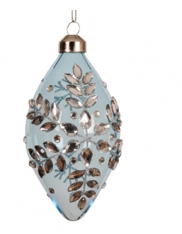 Χριστουγεννιάτικο γυάλινο διακοσμητικό δάκρυ Diamond Leaves μπλε διάφανο 8εκ από την εταιρία Epilegin. Χριστουγεννιάτικο γυάλινο διακοσμητικό δάκρυ Diamond Leaves μπλε διάφανο 8εκ από την εταιρία Epilegin.