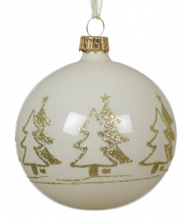 Χριστουγεννιάτικη γυάλινη μπάλα Tree wool white 8εκ από την εταιρία Epilegin. Χριστουγεννιάτικη γυάλινη μπάλα Tree wool white 8εκ από την εταιρία Epilegin.