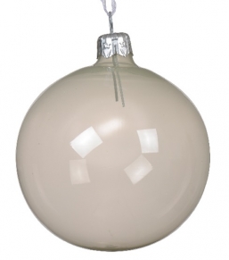 Χριστουγεννιάτικη γυάλινη μπάλα διάφανη wool white 8εκ από την εταιρία Epilegin. Χριστουγεννιάτικη γυάλινη μπάλα διάφανη wool white 8εκ από την εταιρία Epilegin.