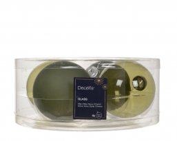 Σετ 4τμχ χριστουγεννιάτικη γυάλινη μπάλα rosemary green 8εκ από την εταιρία Epilegin. Σετ 4τμχ χριστουγεννιάτικη γυάλινη μπάλα rosemary green 8εκ από την εταιρία Epilegin.
