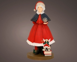 ����������������� polyresin ������� Led  Mrs Claus ������� 66x80x158�� ��� ��� ������� Epilegin.
