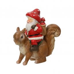 ����������������� polyresin Santa on Squirrel ������� 9.5x5x11.7�� ��� ��� ������� Epilegin.