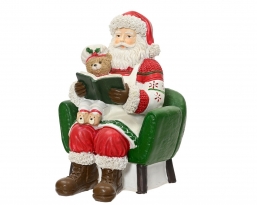 ����������������� polyresin ������� Sitting Santa ��������� 11.5x13x17�� ��� ��� ������� Epilegin.