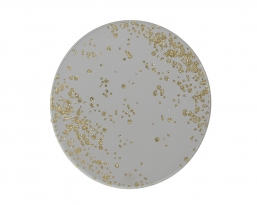 Σουπλά γυάλινο στρογγυλό ασημί γκλίτερ 10εκ  από την εταιρία Epilegin. Σουπλά γυάλινο στρογγυλό ασημί γκλίτερ 10εκ  από την εταιρία Epilegin.