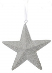  Χριστουγεννιάτικο κρεμαστό διακοσμητικό αστέρι 9cm 