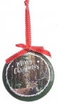  Χριστουγεννιάτικο σιδερένιο διακοσμητικό με σχ. ελάφι πράσινο 12εκ 