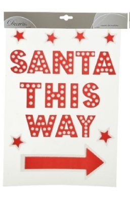    Santa this way, - 29.5x40    Epilegin.