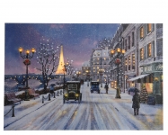  Led χριστουγεννιάτικος πίνακας Paris 2.3x38x58εκ 