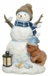 Χριστουγεννιάτικο πλαστικό διακοσμητικό χιονάνθρωπος 24εκ 