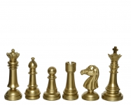  Χριστουγεννιάτικες polyresin φιγούρες σκακιού χρυσές 18,5Χ7,5εκ 