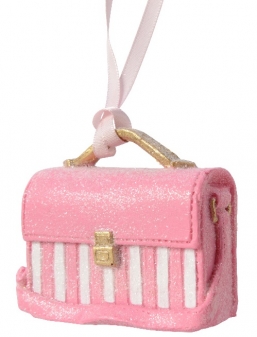 Χριστουγεννιάτικο polyresin στολίδι τσαντάκι άσπρο ρόζ 8,2Χ6,7εκ από την εταιρία Epilegin. Χριστουγεννιάτικο polyresin στολίδι τσαντάκι άσπρο ρόζ 8,2Χ6,7εκ από την εταιρία Epilegin.