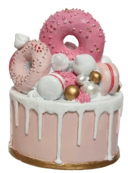 Χριστουγεννιάτικο polyresin διακοσμητικό γλυκό ροζ με άσπρο 18Χ14,6εκ από την εταιρία Epilegin. Χριστουγεννιάτικο polyresin διακοσμητικό γλυκό ροζ με άσπρο 18Χ14,6εκ από την εταιρία Epilegin.