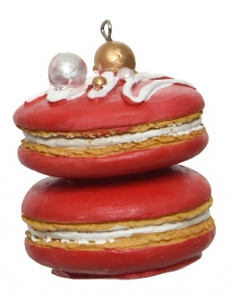 Χριστουγεννιάτικο polyresin στολίδι macaron κόκκινο χρυσό 5,9Χ5,4εκ από την εταιρία Epilegin. Χριστουγεννιάτικο polyresin στολίδι macaron κόκκινο χρυσό 5,9Χ5,4εκ από την εταιρία Epilegin.