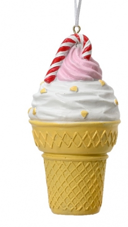 Χριστουγεννιάτικο κρεμαστό παγωτό πολυρεζίνης λευκό 11εκ από την εταιρία Epilegin. Χριστουγεννιάτικο κρεμαστό παγωτό πολυρεζίνης λευκό 11εκ από την εταιρία Epilegin.