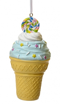 Χριστουγεννιάτικο κρεμαστό παγωτό πολυρεζίνης γαλάζιο 11εκ από την εταιρία Epilegin. Χριστουγεννιάτικο κρεμαστό παγωτό πολυρεζίνης γαλάζιο 11εκ από την εταιρία Epilegin.