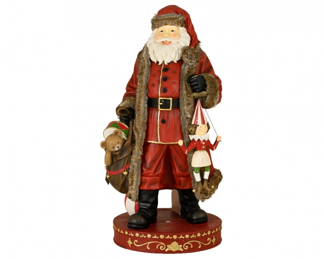   polyresin  "Santa"  68x87x166    Epilegin. 
