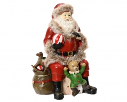  polyresin  Santa Bear  10x13x19    Epilegin.