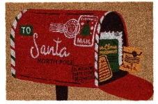 Χριστουγεννιάτικο πατάκι εισόδου "Mailbox" 60X40εκ  Χριστουγεννιάτικο πατάκι εισόδου "Mailbox" 60X40εκ