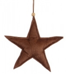  Χριστουγεννιάτικο αστέρι υφασμάτινο καφέ σκούρο 175Χ15εκ 