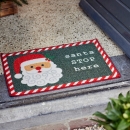  ����������������� ���� ������� nylon "Santa Stop Here" 40x60�� 