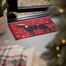  ����������������� ���� ������� nylon "Santa Stop Here" 40x60�� 