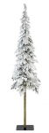  Χριστουγεννιάτικο δέντρο "Φυσικό Κορμό" Snow Slim Plastic 2.40m 