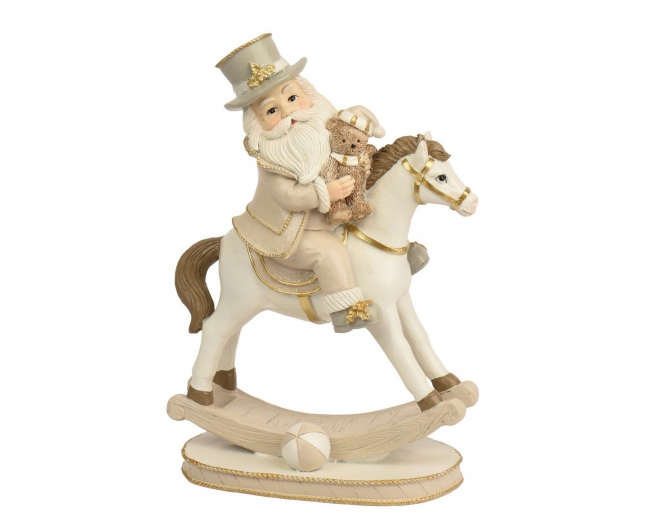  ����������������� polyresin ������� "Riding Santa" ����-����� 10.5x17x24.5�� ��� ��� ������� Epilegin. 