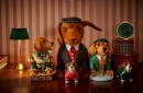  ������������������ ������ "Sitting Dachshund" ����-������� 45x23x38�� 