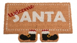Χριστουγεννιάτικο πατάκι εισόδου welcome santa 60Χ40εκ  Χριστουγεννιάτικο πατάκι εισόδου welcome santa 60Χ40εκ