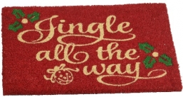 Χριστουγεννιάτικο πατάκι εισόδου jingle all the way 60Χ40εκ από την εταιρία Epilegin. Χριστουγεννιάτικο πατάκι εισόδου jingle all the way 60Χ40εκ από την εταιρία Epilegin.