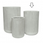    "Logan Clay Round" Off White 30x47cm 