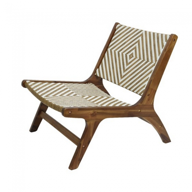  Καρέκλα relax Outdoor Wood & Wcker "Verona"81Χ60Χ72cm από την εταιρία Epilegin. 
