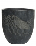    "Feline Cylinder" Anthracite 44x43cm 