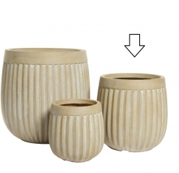   Laura Cylinder Washed white 32x32cm    Epilegin.