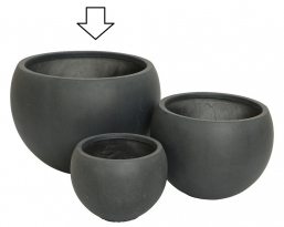   Adam Round Black 55x38,5cm    Epilegin.