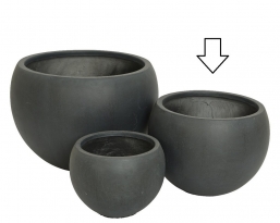   Adam Round Black 41,5x30,5cm    Epilegin.