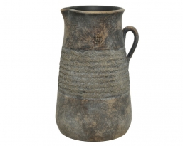 Διακοσμητικό κεραμικό βάζο Terracotta Grey 24x38cm από την εταιρία Epilegin. Διακοσμητικό κεραμικό βάζο Terracotta Grey 24x38cm από την εταιρία Epilegin.