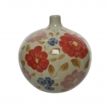    "Stoneware Painted Flowers" 202020.50cm 