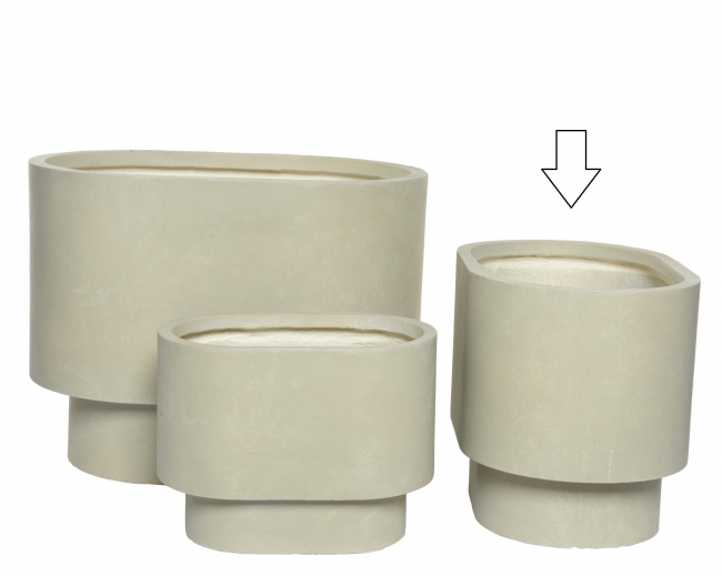  ����� Fibre Clay Outdoor "Alexis" Rustin 27x42x31cm ��� ��� ������� Epilegin. 