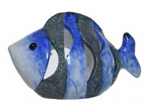  Κεραμικό διακοσμητικό Ψάρι Μπλέ 10Χ17.50Χ12.50cm 