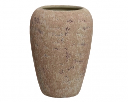 Διακοσμητικό κεραμικό βάζο Terracotta Round 18x25cm από την εταιρία Epilegin. Διακοσμητικό κεραμικό βάζο Terracotta Round 18x25cm από την εταιρία Epilegin.